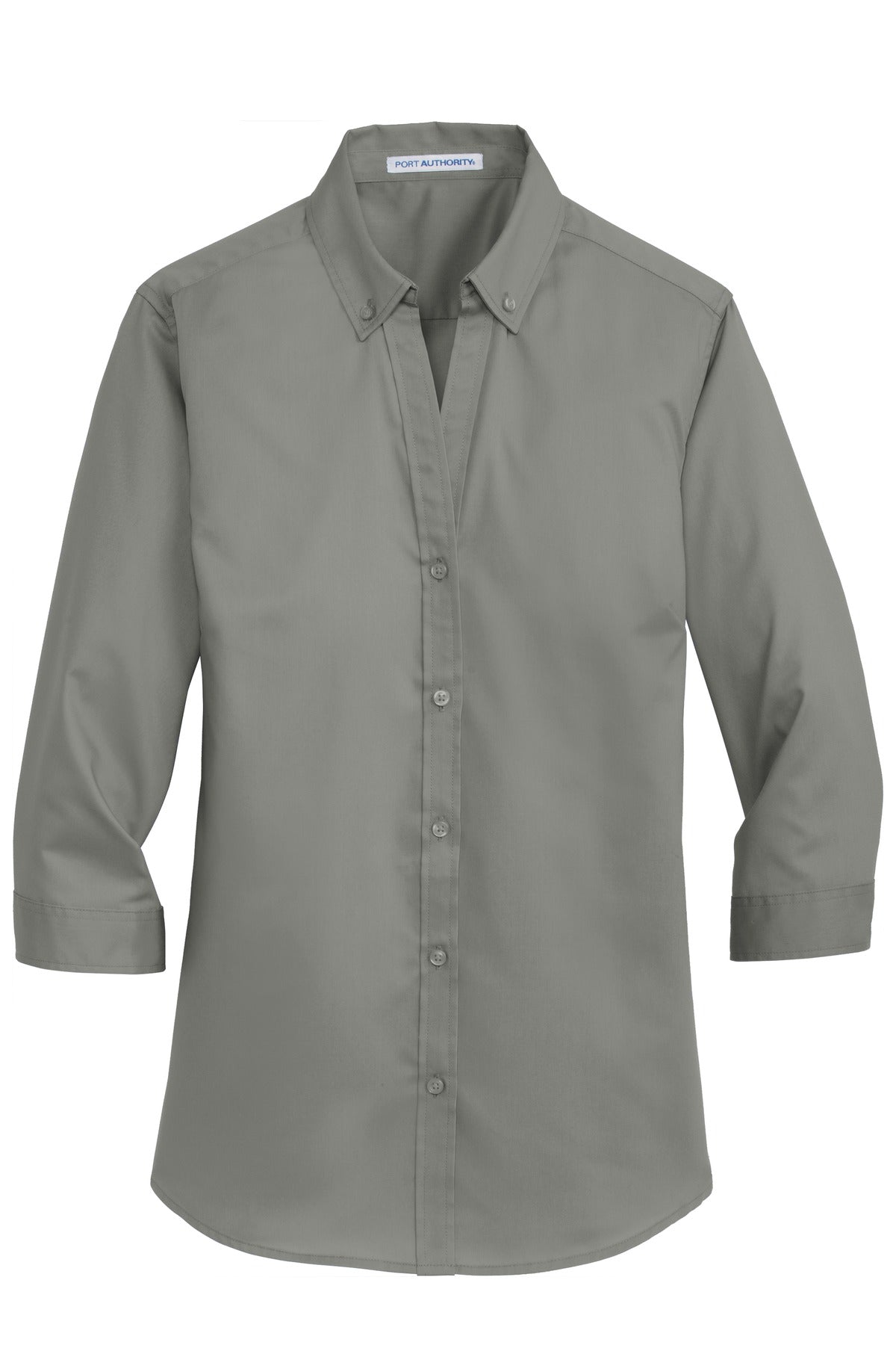 BGR - Port Authority Ladies 3/4-Sleeve SuperPro Twill Shirt. L665