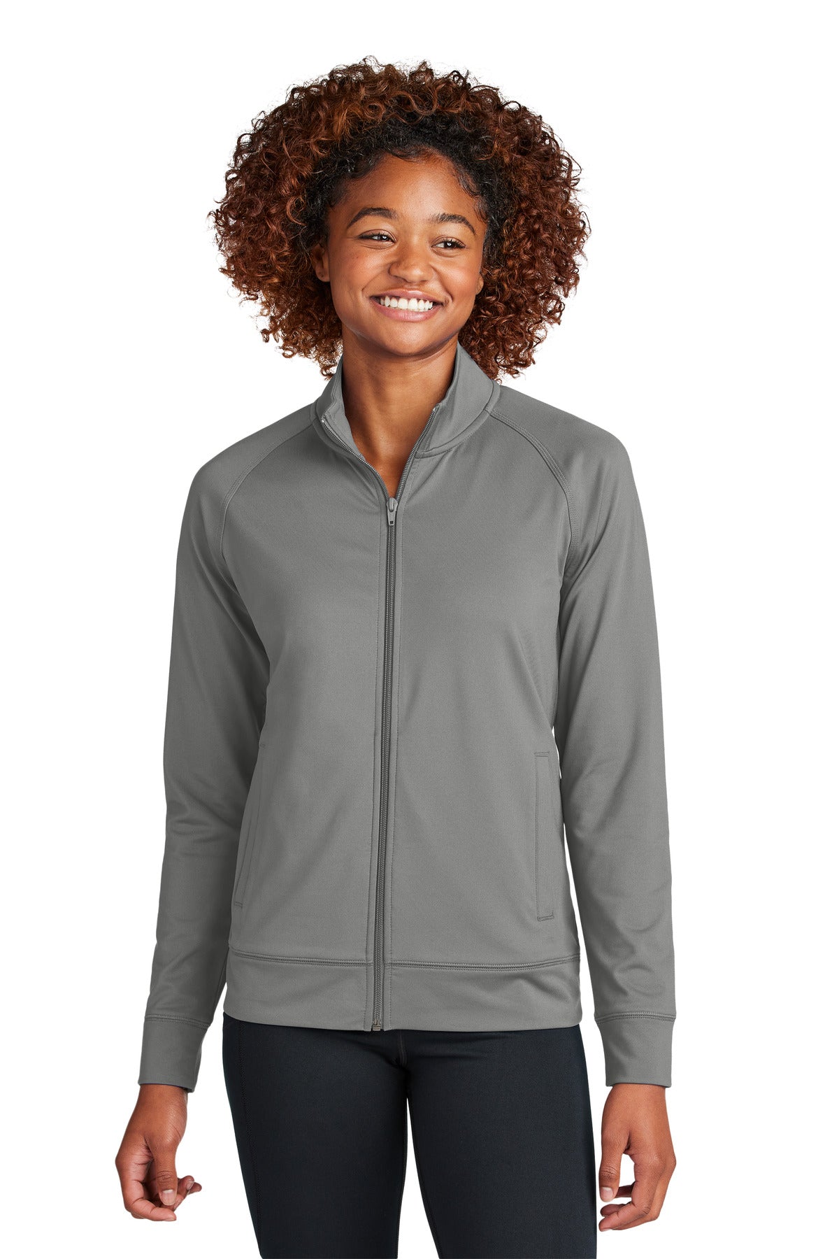 Sport-Tek Ladies Sport-Wick Stretch Full-Zip Cadet Jacket - SDofOhio