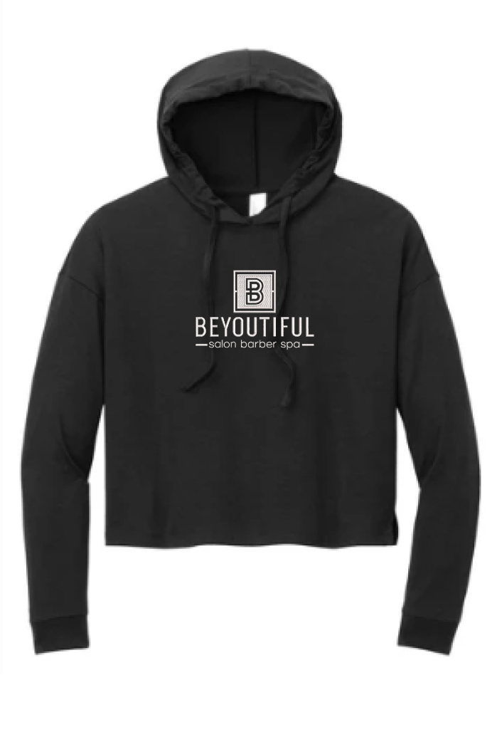 District Women's Perfect Tri Midi Long Sleeve Hoodie - BEYOUTIFUL - DT1390L