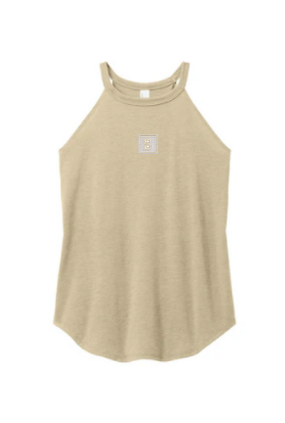 District   Women's Perfect Tri  Rocker Tank - BEYOUTIFUL - DT137L