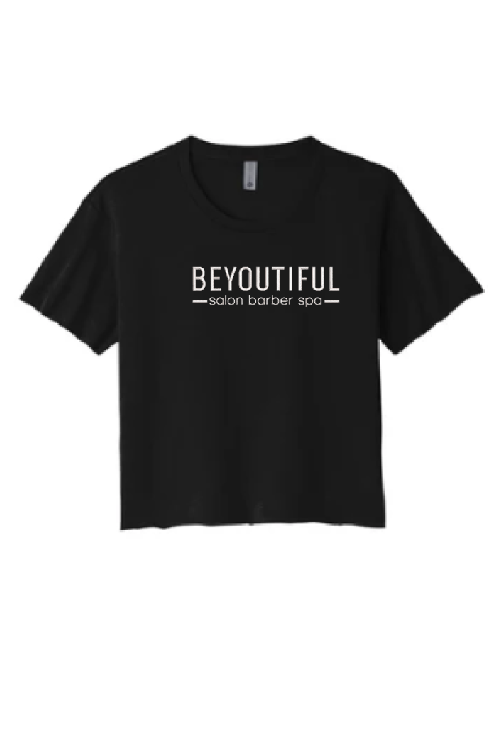 Next Level Apparel  Women's Festival Cali Crop Tee - BEYOUTIFUL - NL5080