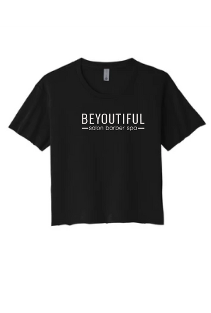 Next Level Apparel  Women's Festival Cali Crop Tee - BEYOUTIFUL - NL5080