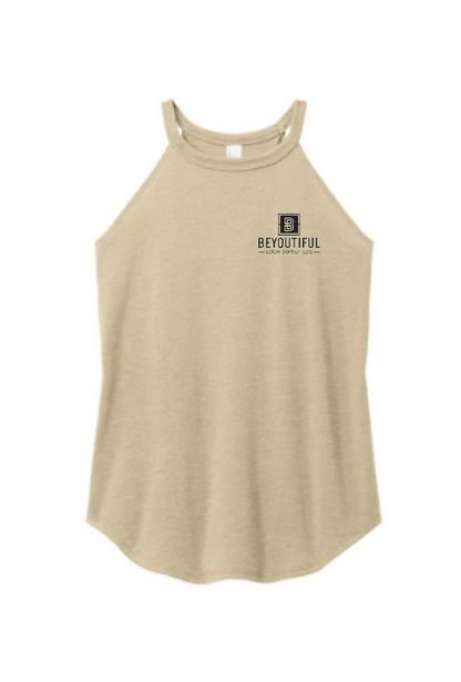 District   Women's Perfect Tri  Rocker Tank - BEYOUTIFUL - DT137L