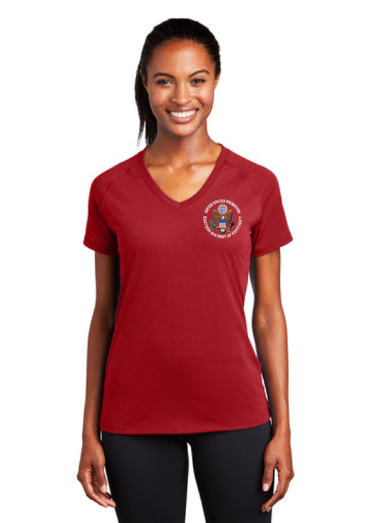 Sport-Tek® Ladies Ultimate Performance V-Neck - KYEP