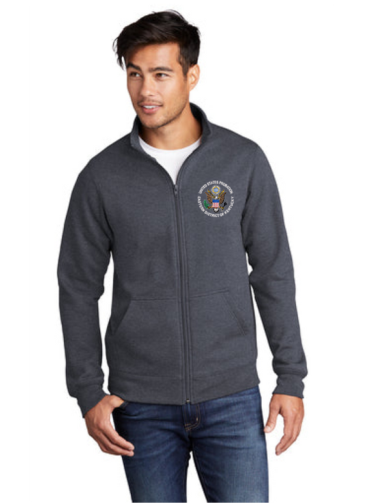 Port & Company ® Core Fleece Cadet Full-Zip Sweatshirt - KYEP