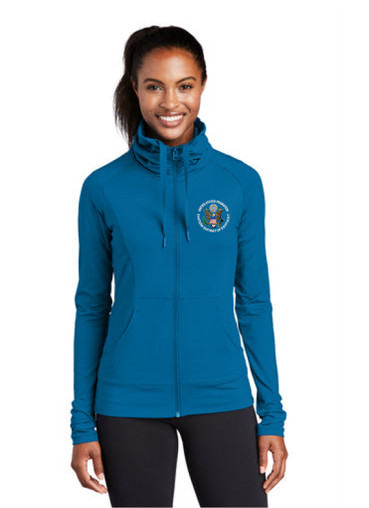 Sport-Tek® Ladies Sport-Wick® Stretch Full-Zip Jacket - KYEP