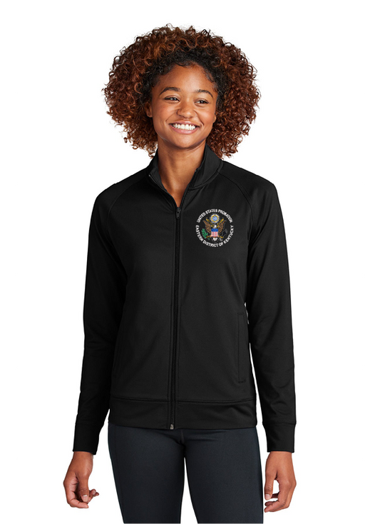 Sport-Tek Ladies Sport-Wick Stretch Full-Zip Cadet Jacket - KYEP