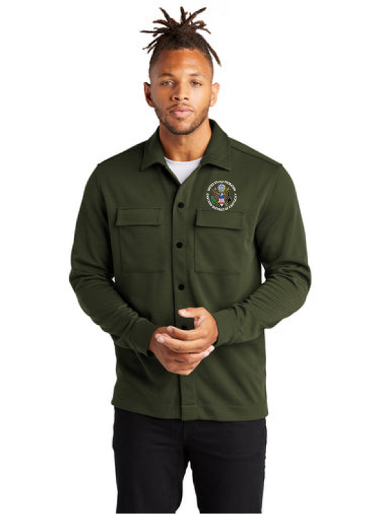 Mercer+Mettle™ Double-Knit Snap Front Jacket - KYEP