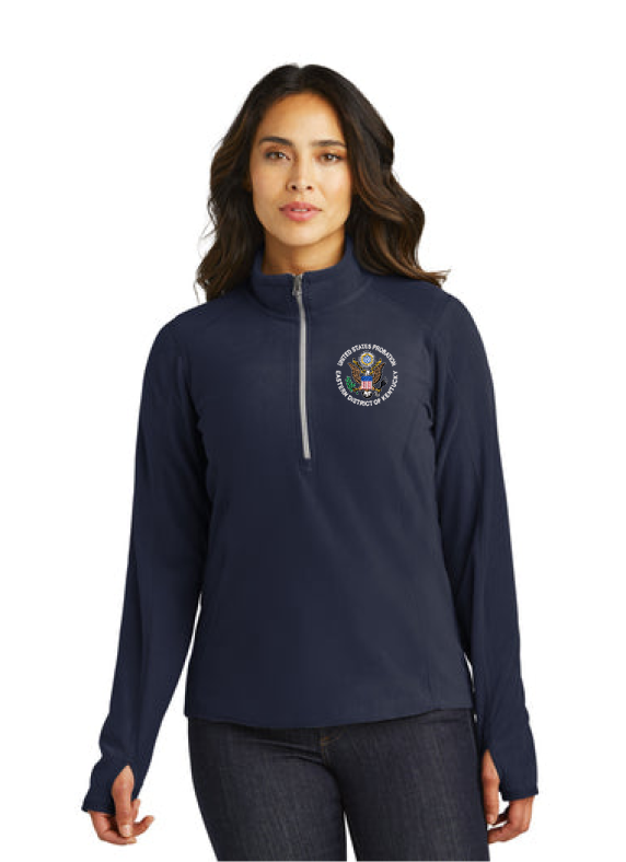 Port Authority® Ladies Microfleece 1/2-Zip Pullover - KYEP