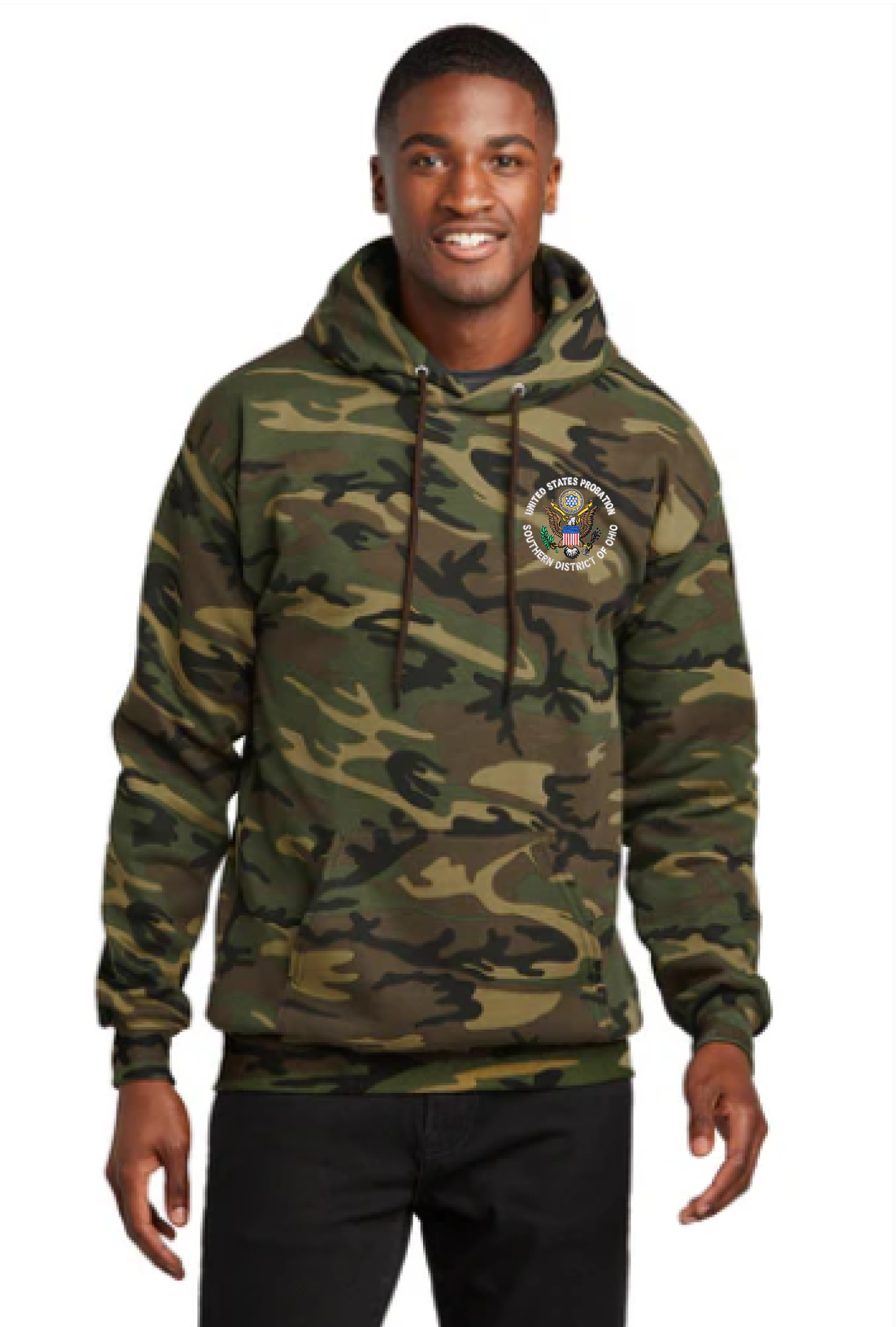 Port & Company® Core Fleece Camo Pullover Hooded Sweatshirt  - SDofOhio