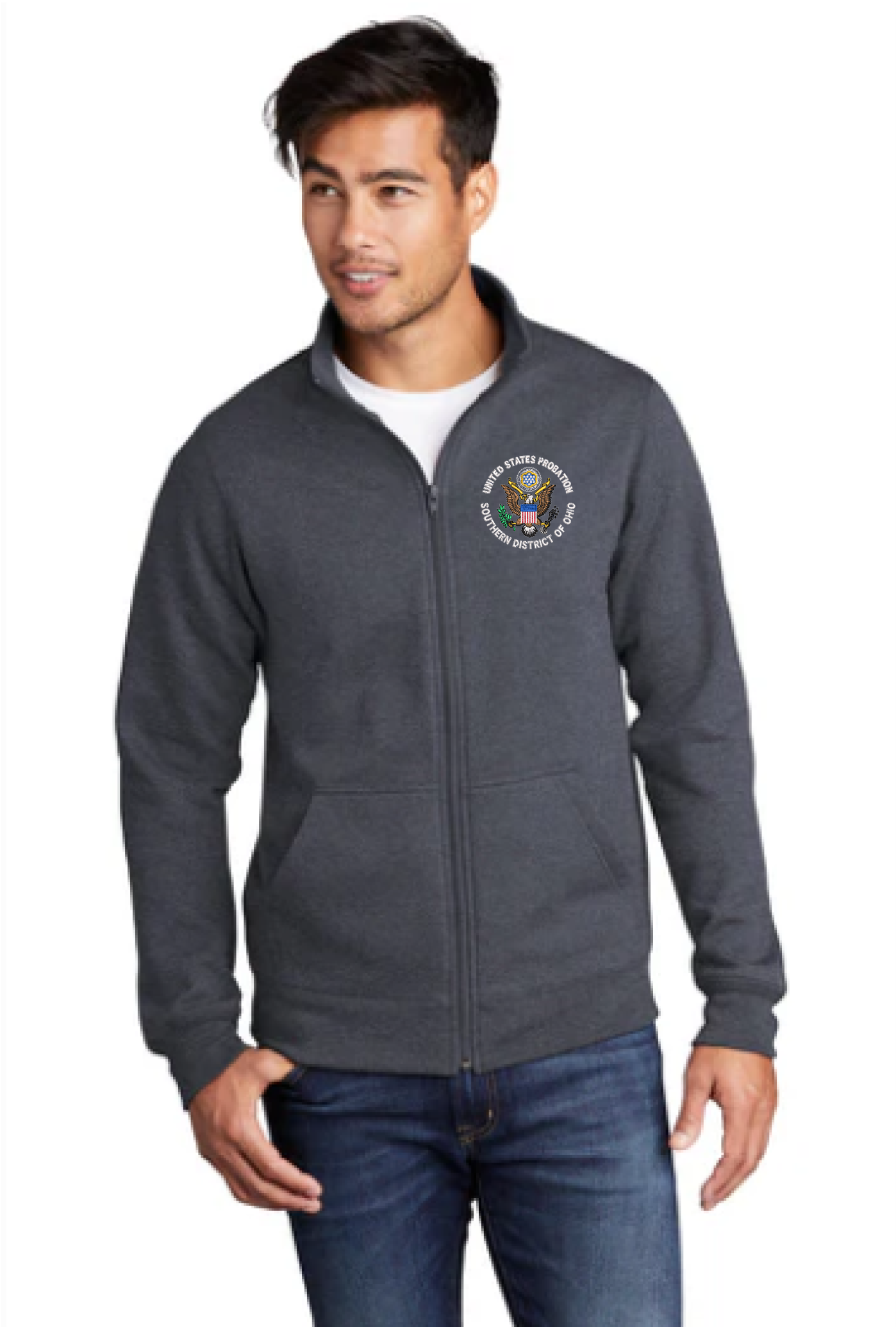 Port & Company ® Core Fleece Cadet Full-Zip Sweatshirt - SDofOhio