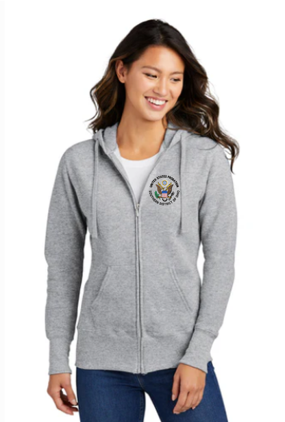 Port & Company Ladies Core Fleece Full-Zip Hooded Sweatshirt - SDofOhio