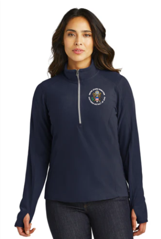 Port Authority® Ladies Microfleece 1/2-Zip Pullover - SDofOhio