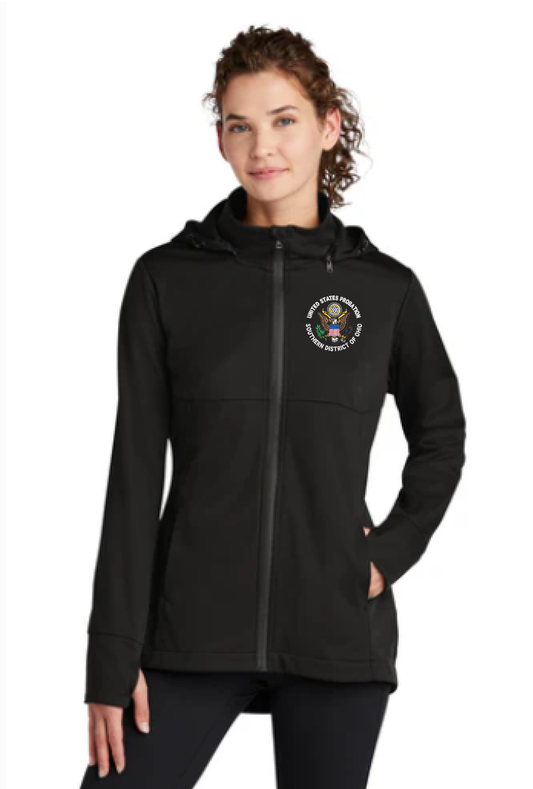 Sport-Tek® Ladies Hooded Soft Shell Jacket - SDofOhio