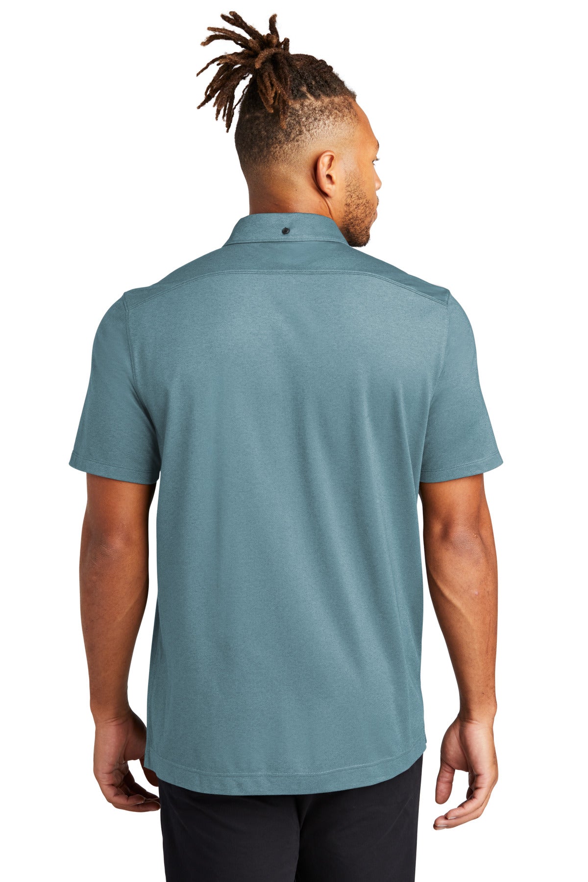 Mercer+Mettle Stretch Pique Full-Button Polo MM1006