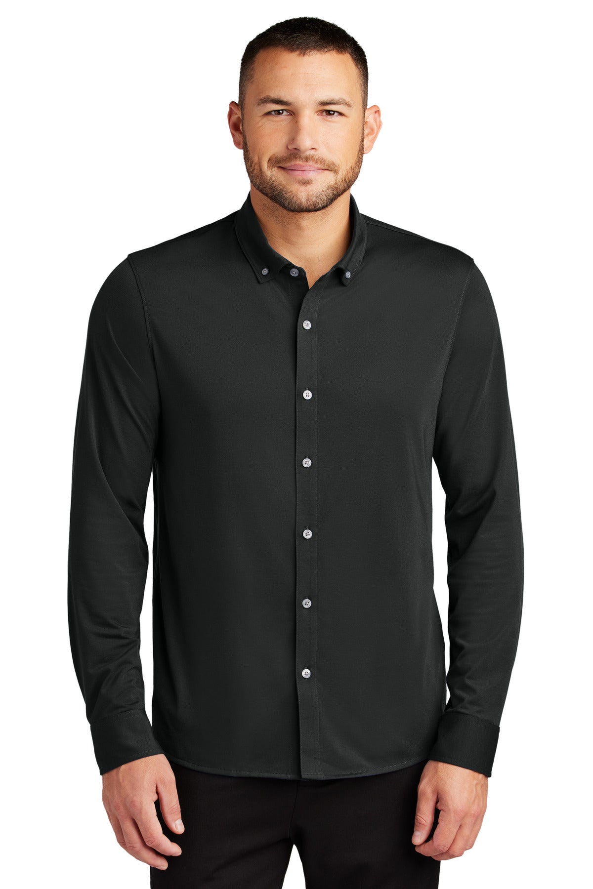 Mercer+Mettle Stretch Jersey Long Sleeve Shirt MM1018