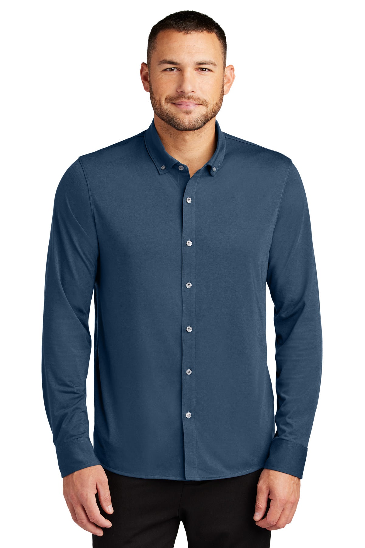 Mercer+Mettle Stretch Jersey Long Sleeve Shirt MM1018