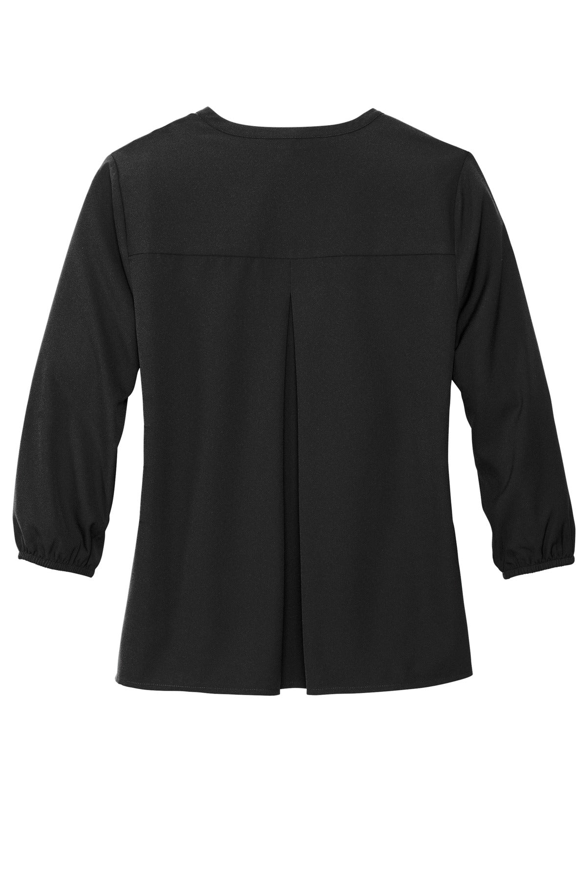 Mercer+Mettle Women's Stretch Crepe 3/4-Sleeve Blouse MM2011