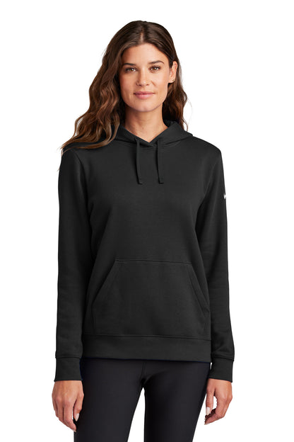 BGR - Nike Ladies Club Fleece Sleeve Swoosh Pullover Hoodie NKFD9889