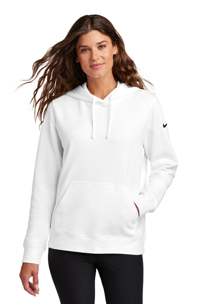 BGR - Nike Ladies Club Fleece Sleeve Swoosh Pullover Hoodie NKFD9889