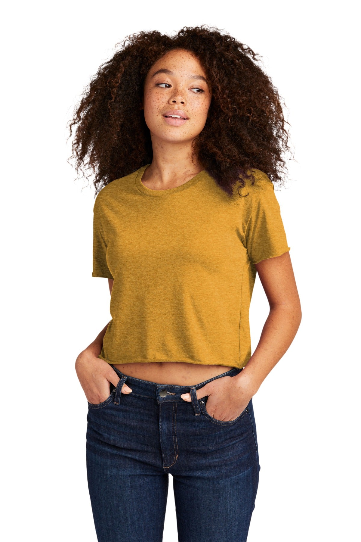 Next Level Apparel  Women's Festival Cali Crop Tee - BEYOUTIFUL - NL5080