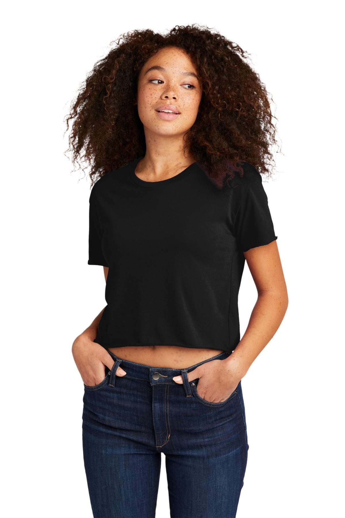 Next Level Apparel  Women's Festival Cali Crop Tee - BEYOUTIFUL - NL5080