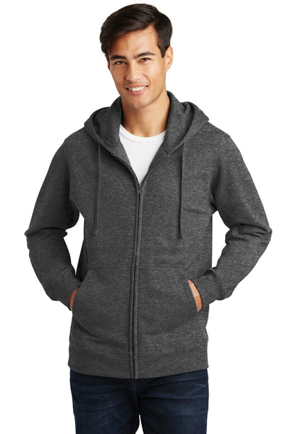 Port & Company Fan Favorite Fleece Full-Zip Hooded Sweatshirt. PC850ZH