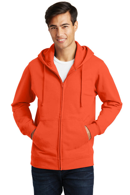 Port & Company Fan Favorite Fleece Full-Zip Hooded Sweatshirt. PC850ZH