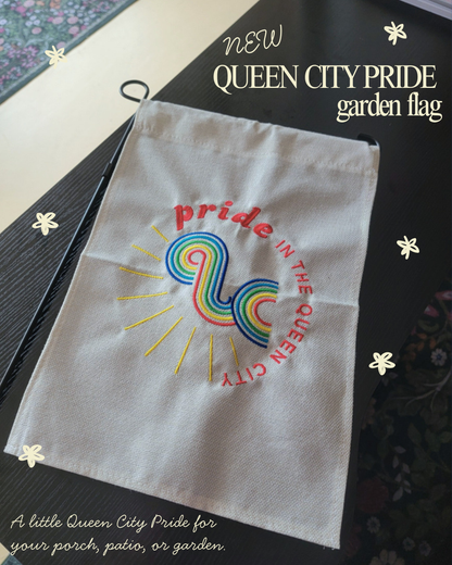 Queen City Pride Garden Flag