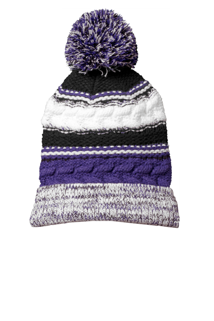 Sport-Tek® Pom Pom Team Beanie - Holiday Shop