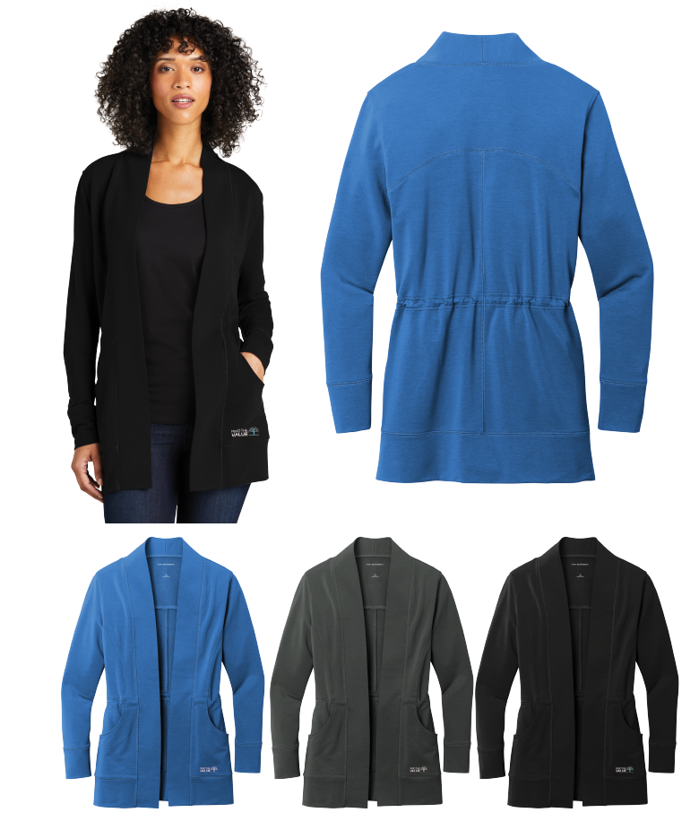 Mind The Value - Port Authority Ladies Microterry Cardigan LK825