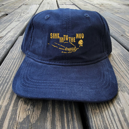 Sink In To The Mud - Metallic Gold - Light Corduroy Dad Cap