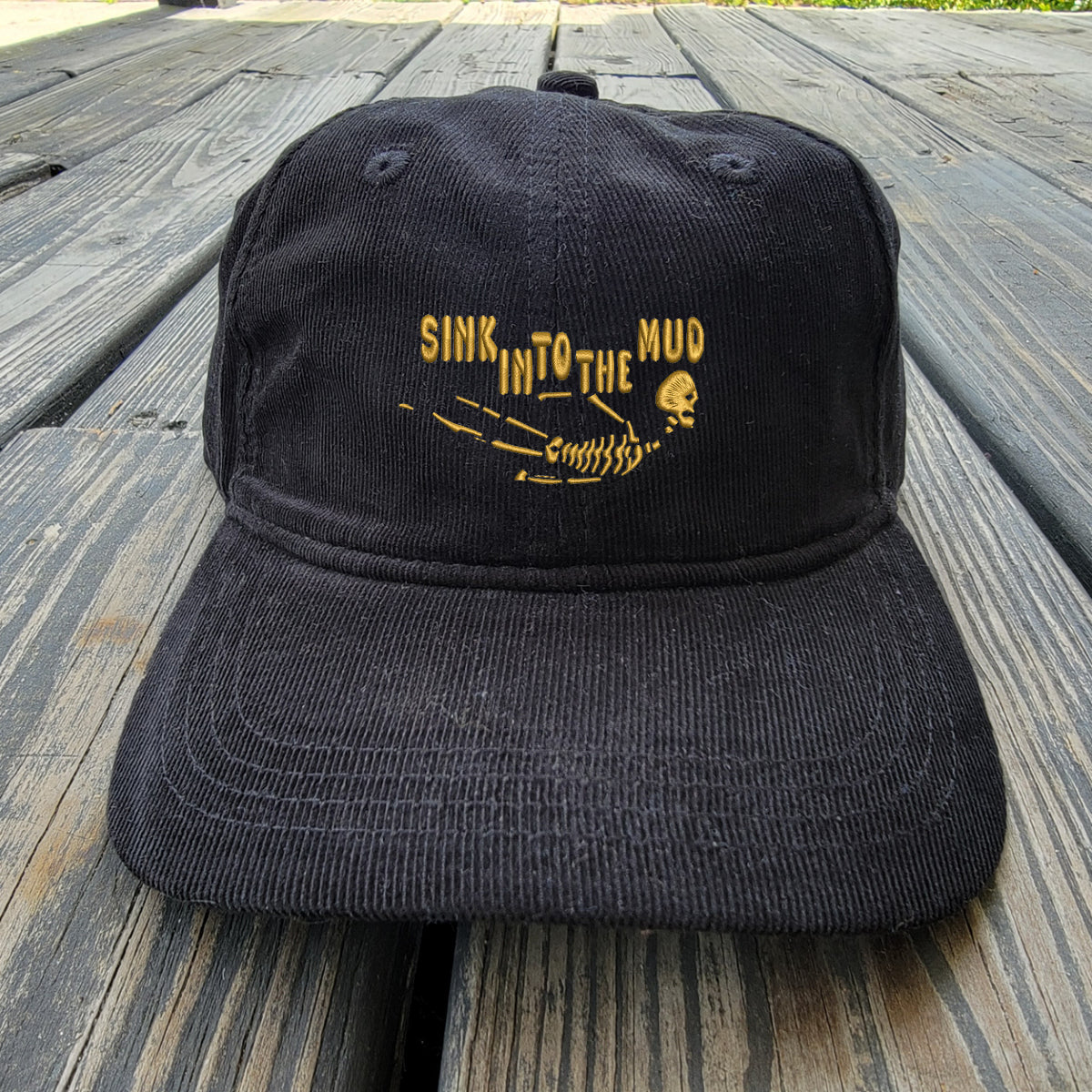 Sink In To The Mud - Metallic Gold - Light Corduroy Dad Cap