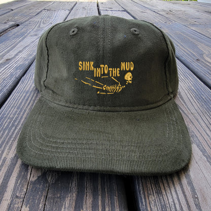 Sink In To The Mud - Metallic Gold - Light Corduroy Dad Cap