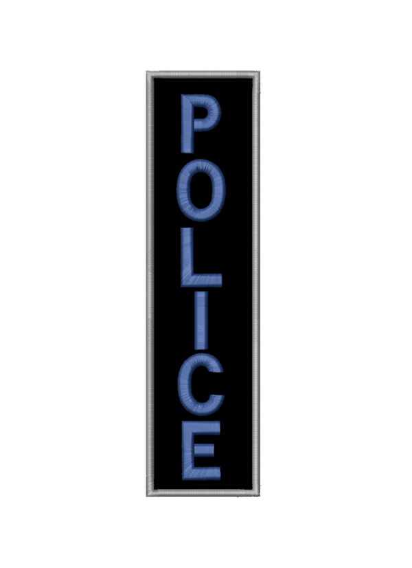 Side Rib Rocker - Police – Cinci Made Embroidery