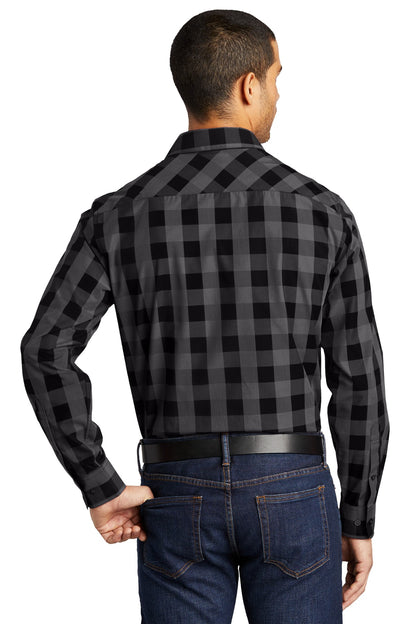 BGR - Port Authority  Everyday Plaid Shirt. W670