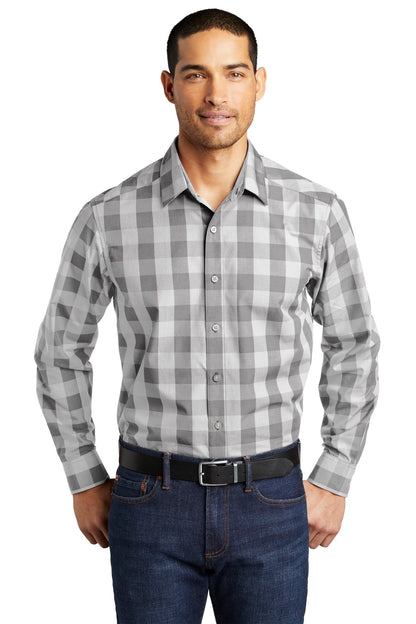 BGR - Port Authority  Everyday Plaid Shirt. W670