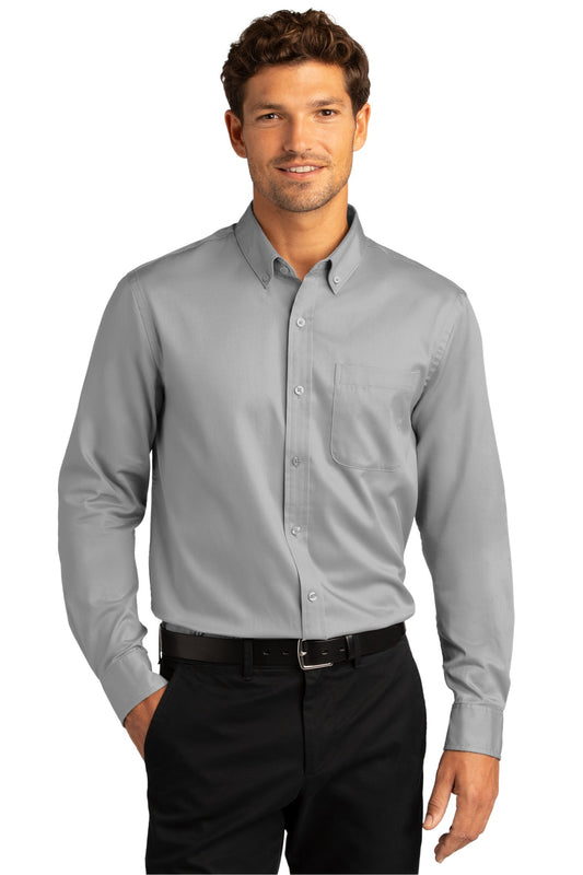 BGR - Port Authority Long Sleeve SuperPro React Twill Shirt. W808
