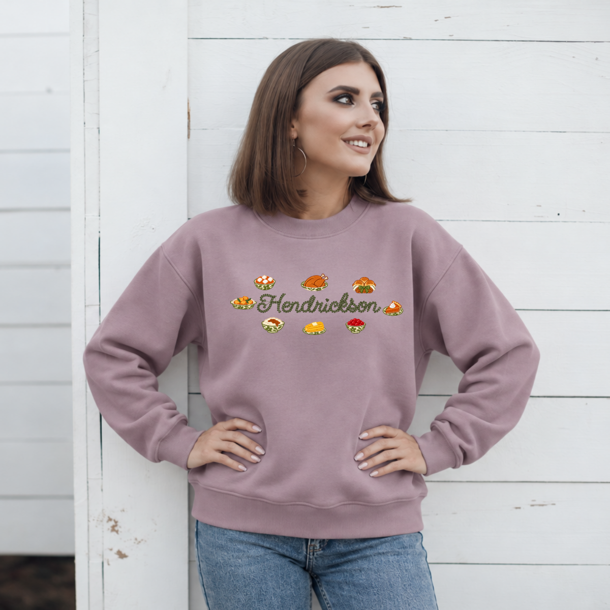 Vintage Thanksgiving Charm Crewneck