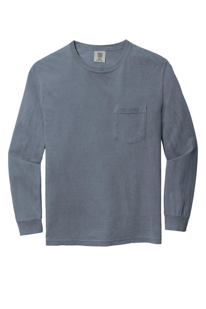 COMFORT COLORS  Heavyweight Ring Spun Long Sleeve Pocket Tee. 4410