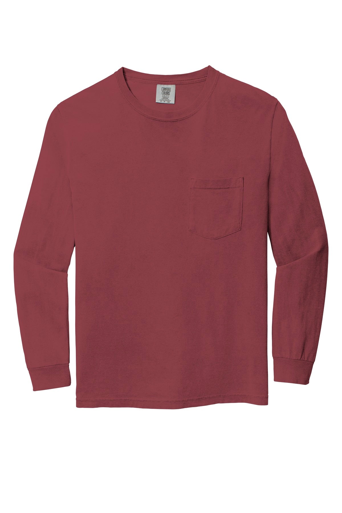 COMFORT COLORS  Heavyweight Ring Spun Long Sleeve Pocket Tee. 4410