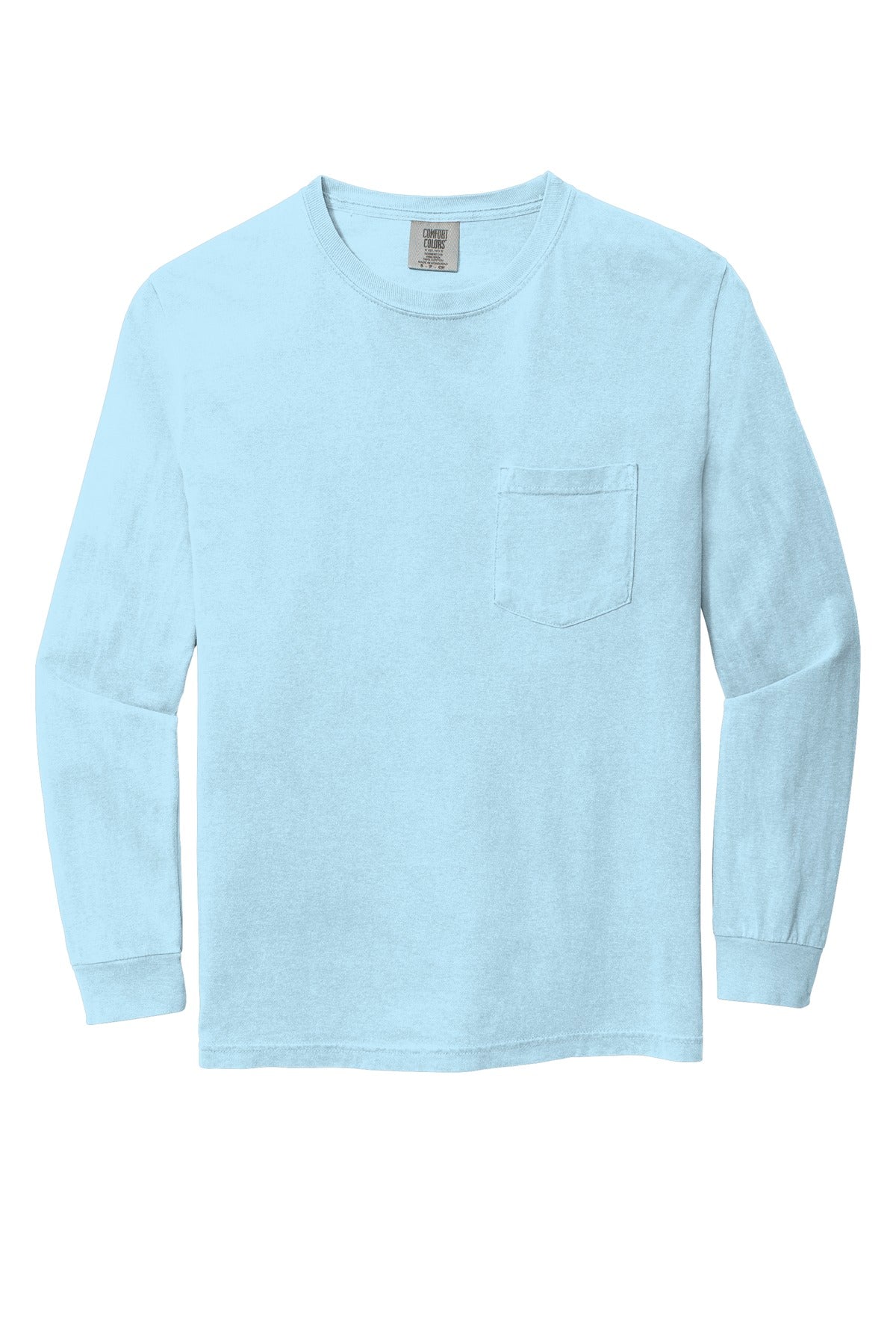 COMFORT COLORS  Heavyweight Ring Spun Long Sleeve Pocket Tee. 4410