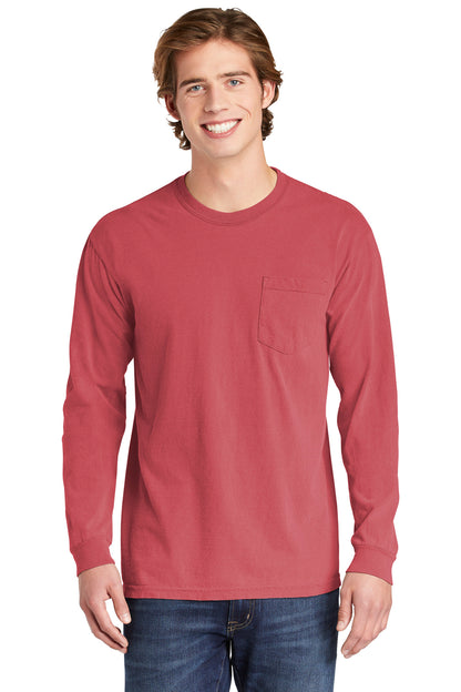 COMFORT COLORS  Heavyweight Ring Spun Long Sleeve Pocket Tee. 4410