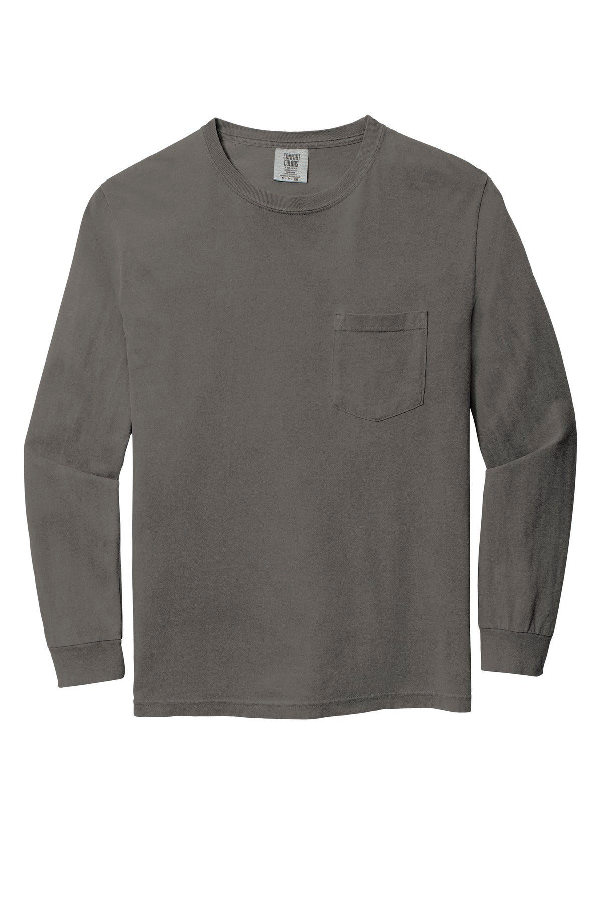 COMFORT COLORS  Heavyweight Ring Spun Long Sleeve Pocket Tee. 4410