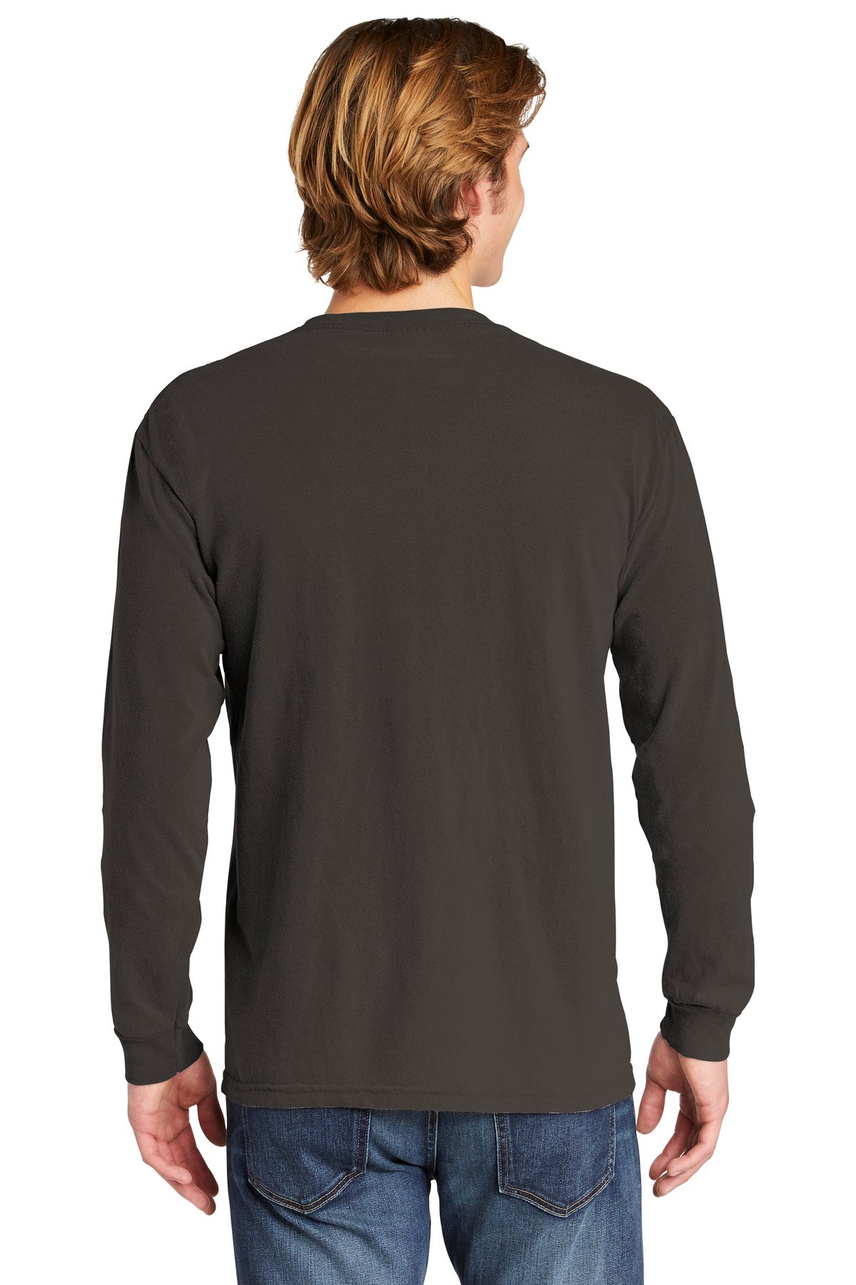 COMFORT COLORS  Heavyweight Ring Spun Long Sleeve Pocket Tee. 4410