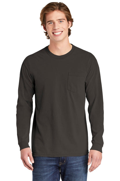 COMFORT COLORS  Heavyweight Ring Spun Long Sleeve Pocket Tee. 4410