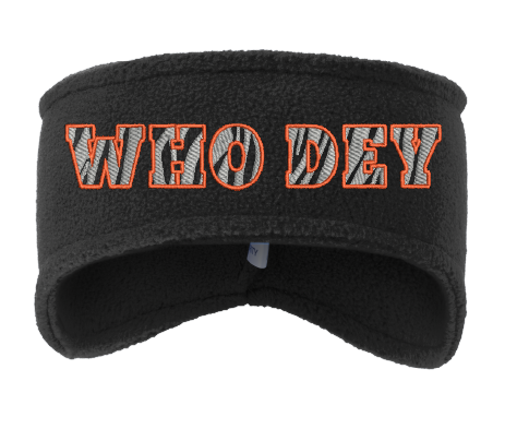 WHO DEY - Stretch Fleece Headband