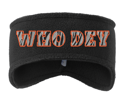 WHO DEY - Stretch Fleece Headband