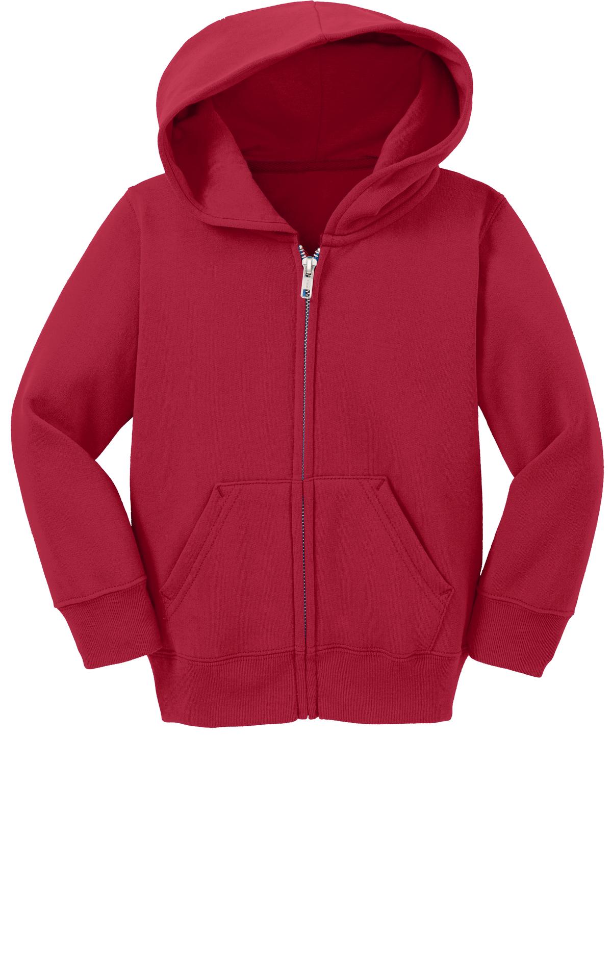 Port & Company Toddler Core Fleece Full-Zip Hooded Sweatshirt. CAR78TZH