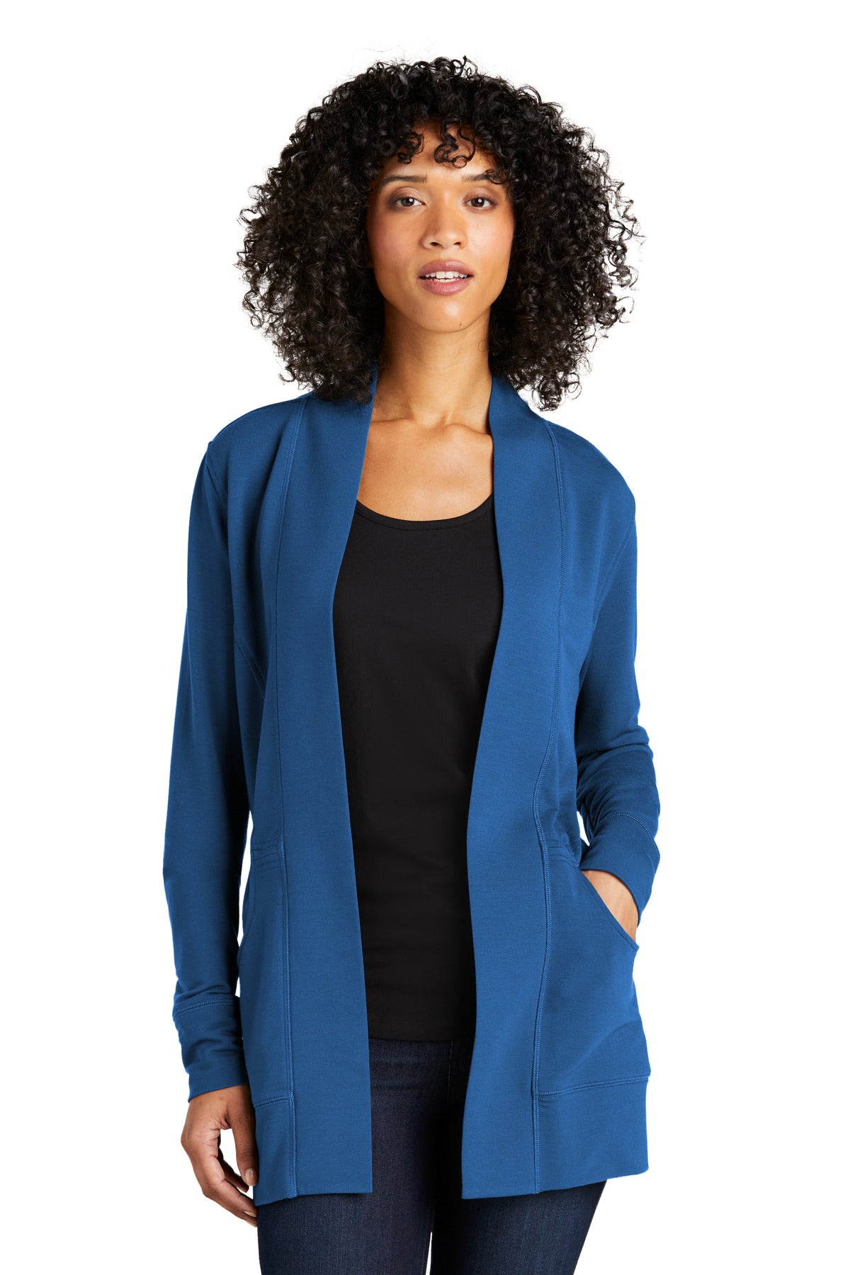 Mind The Value - Port Authority Ladies Microterry Cardigan LK825